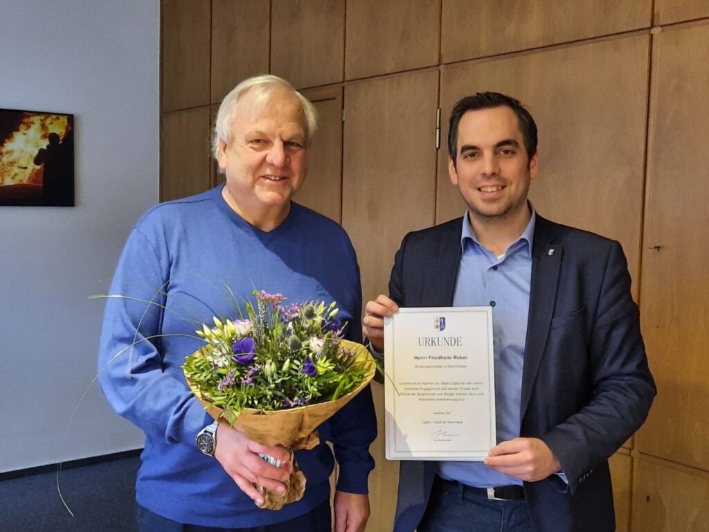 Torben Blome verabschiedet Friedhelm Reker